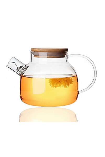 DUX Glass Teapot with Removable Infuser, Stovetop Safe Teapot for Loose Leaf ...