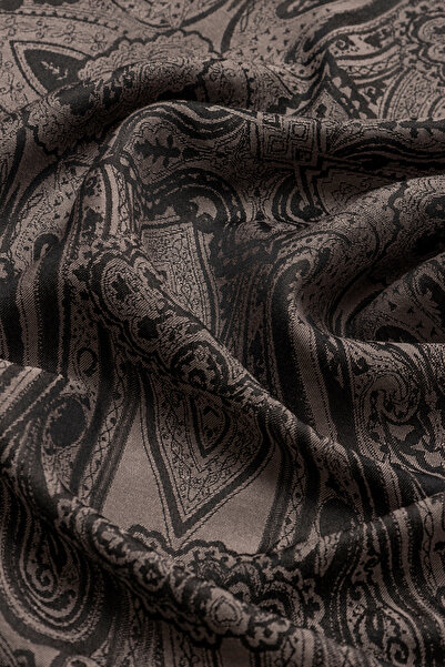 praye Ethnic Patterned Shawl Toprak