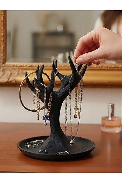 3D منظم مجوهرات مقاس 15×18 سم، منظم للخواتم والأساور، سلسلة مفاتيح، ديكور مزخ...