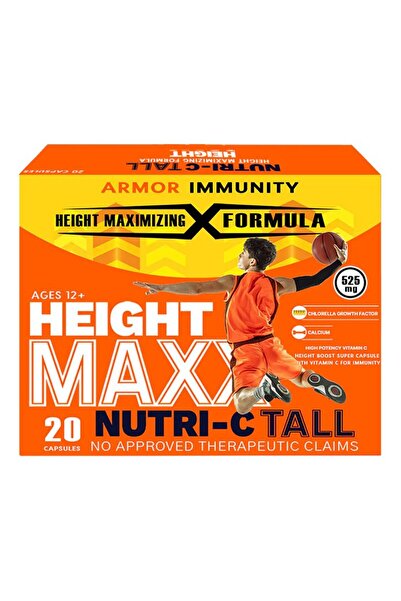 Armor مكمل غذائي لتقوية المناعة وزيادة الطول من نوتري-سي، 20 كبسولة