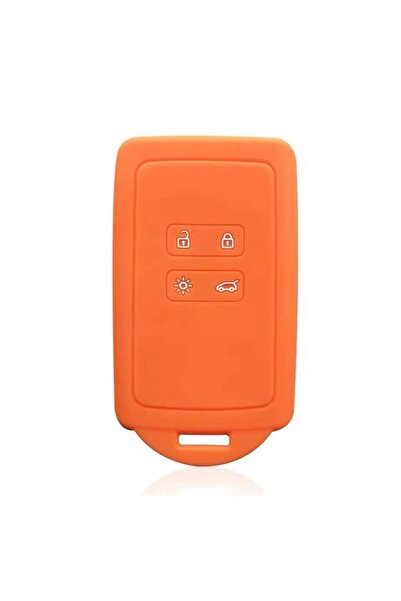 CİHAN GROUP Dacia duster sandero stepway silicone key case orange color (back...
