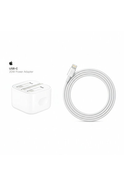 genric شاحن جداري 20 وات مع وصلة شاحن تايب سي لايتنج تدعم الشحن السريع