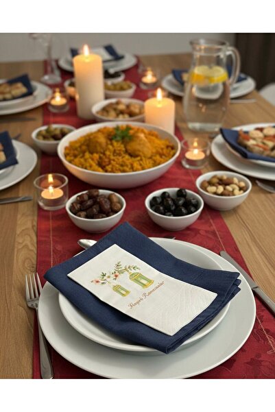 AGG Reklam مناديل تقديم مطبوعة بتصميم رمضان المبارك - موديل-3 16 قطعة