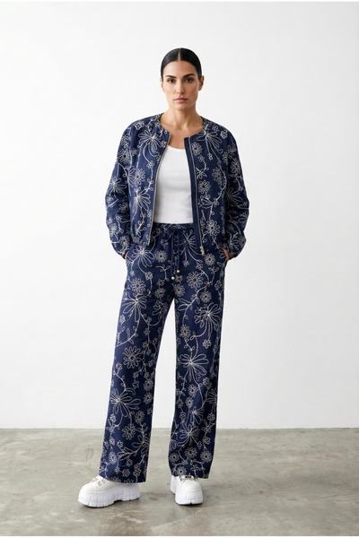 MODA NAKIŞ DETAYLI PANTOLON