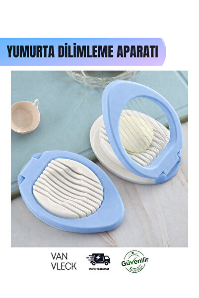 VAN VLECK Yumurta Dilimleme Aparatı – Pratik Haşlanmış Yumurta Kesici, Çok Am...