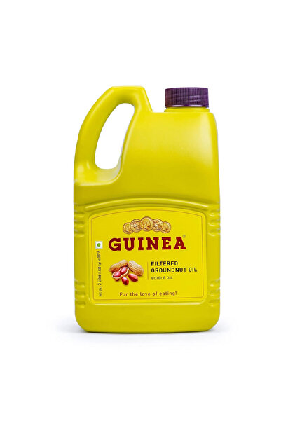 Guinea زيت طهي نقي معصور على البارد من الفول السوداني (2 لتر)