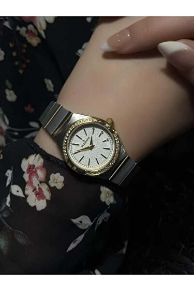 svisrose Steel watch in silver and gold color