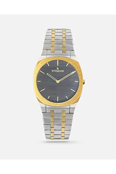svisrose Sefrose Steel Men's Watch in Silver and Gold