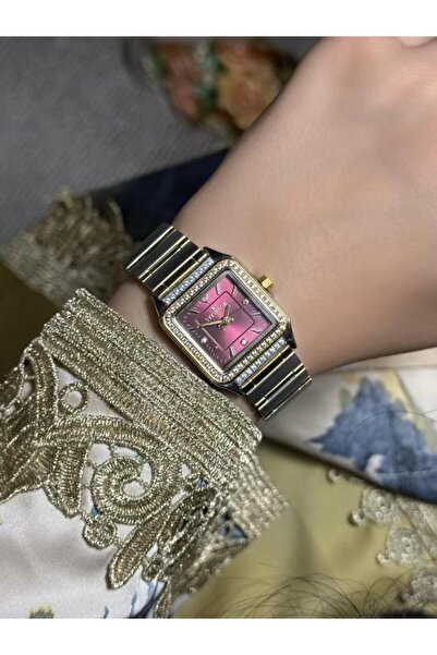 svisrose Women's steel watch in silver and gold