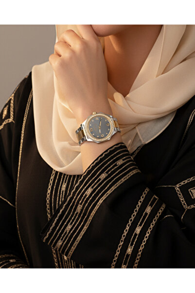 svisrose Women's steel watch in silver and gold