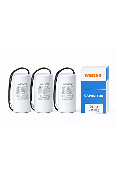 WEDEX 25uf kondansatör 400v