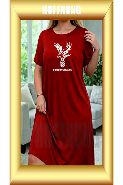 HOFFNUNG Unisex Short Sleeve Round Neck League Printed Solid Color Long Tshirt