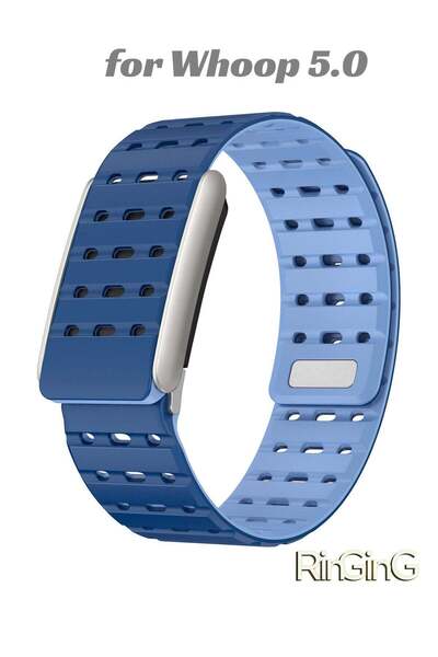 RinGinG سوار رياضي بديل من السيليكون المغناطيسي المعدل متوافق مع جهاز WHOOP 5.0