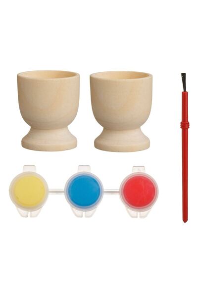 OEM Set Creativ de Paste ”Coloreaza Suporturile pentru Ou” cu Vopsea & Pensula