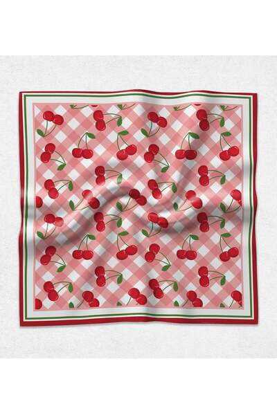Trendmiya Eșarfă cu model cireșe Pötikare
