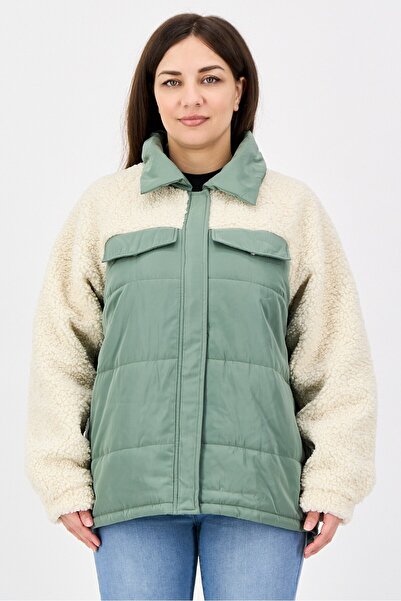 Fire & Glory Women Textured Sherpa Jackets, Multicolor