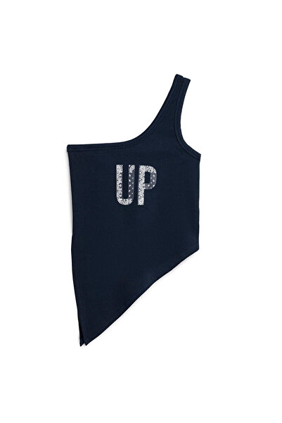 Twist DESENLİ LOGO BASKILI ASİMETRİK TİŞÖRT