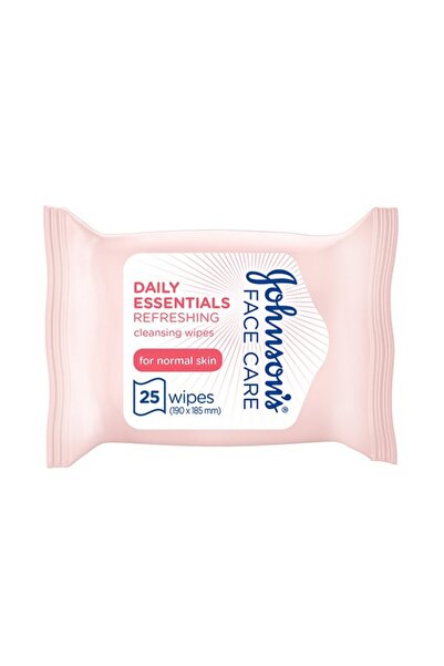 Johnson's Daily Essentials Refreshing Cleansing Facial Wipes 25 pcs
