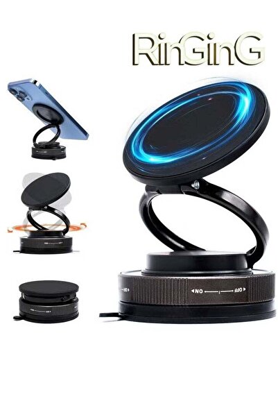 RinGinG Upgraded Vacuum Magnetic Car Phone Mount