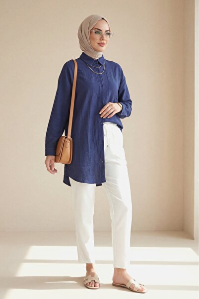 HİJABAYA Πουκάμισο με οβάλ κουμπιά