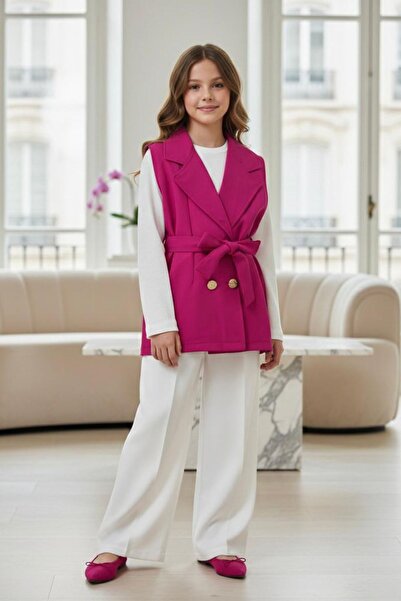 Minigimin Cicileri Miniğimin Cicileri Блуза с кръстосан деколте и колан, пант...