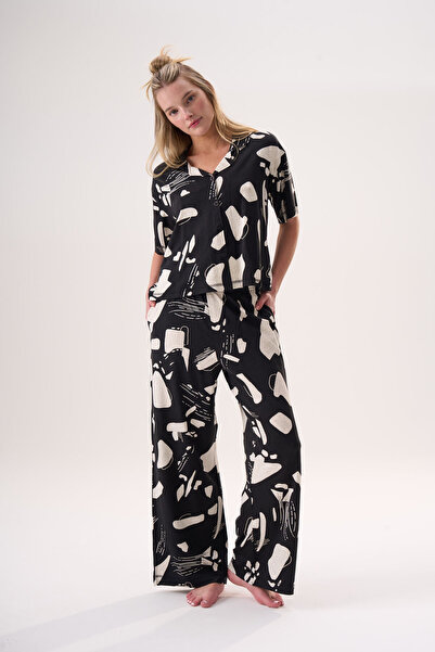 Etoile Σετ οικιακής χρήσης με κοντά μανίκια από μπαμπού και κουμπιά 26505