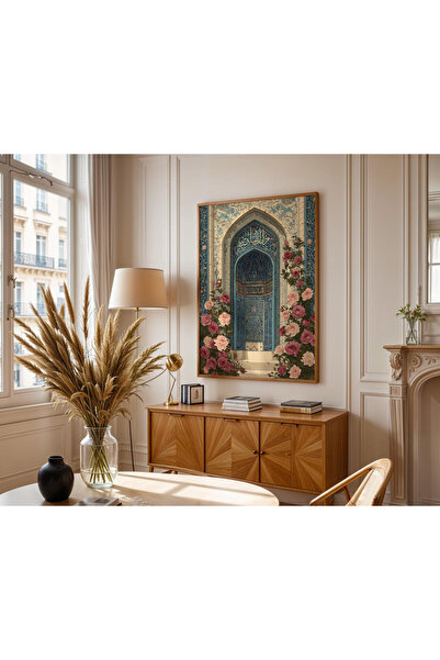 Tuba Decor Masă de bucătărie pentru sufragerie, cu cadru din lemn, dintr-o si...