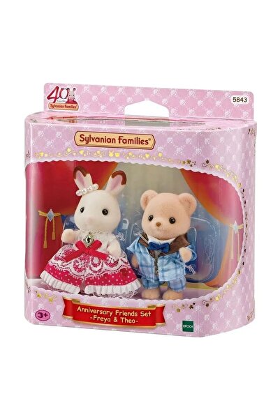 SYLVANIAN FAMILIES Yıldönümü Arkadaşları Seti Freya ve Theo (5843)