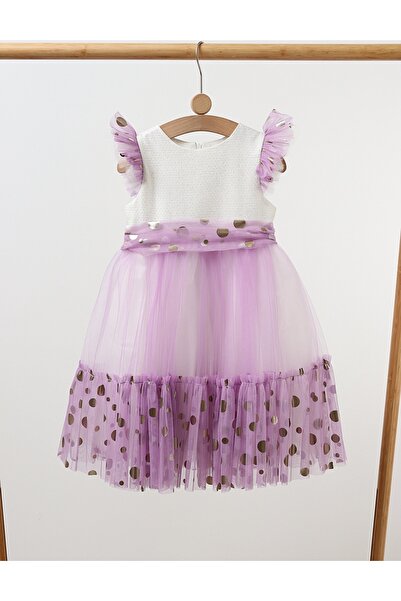 MiniKids Premium dress Hellen, purple 128 (7-8 years)