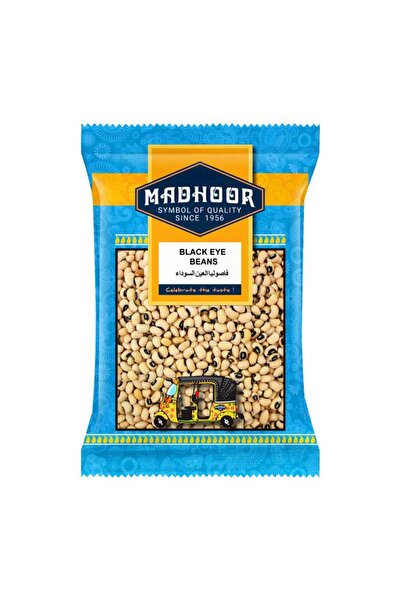 MADHOOR فاصوليا سوداء (لوبيا) خام ممتازة من فصيلة البقوليات (1 كجم)