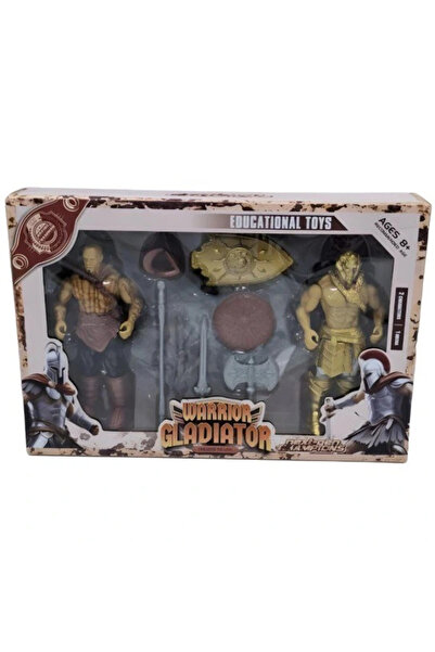 Toybox Gladiator Action Figure Set 2 Pieces with Accessories Boxed Series 2