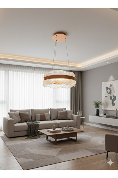 LİGHT HOUSE Modern Sarkıt Akrilik Avize 3 Renk Modlu 60x100