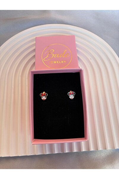 Bade Jewelry Minnie Mouse Çocuk Küpesi