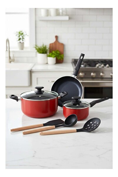 Bright Home 8 Piece Nonstick Cookware Set Pots and Pans with Lids Kitchen Coo...