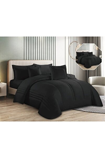 smart home Luxury 6-Piece Bedding Set – Duvet Cover, Fitted Sheet, Pillow & C...