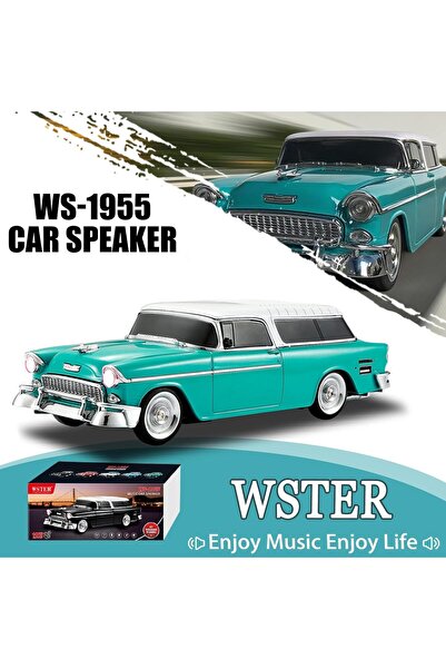 Tastech NOSTALJİK ARABA ŞEKLİNDE BLUETOOTH HOPARLÖR SD KART USB FM RADYOLU ŞA...