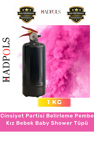 HadPols #BabyShower Lüks Yazısız İbaresiz 1 Kg Cinsiyet Partisi Belirleme Pem...