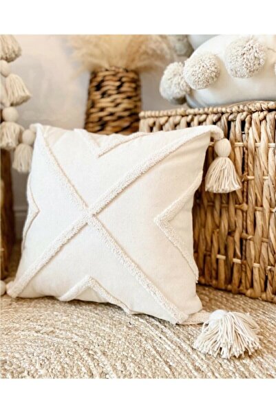 EYPRICH رمي وسادة التطريز لكمة (المعطف) هدية زخرفة اليدوية اليدوية لكمة وظيفة...