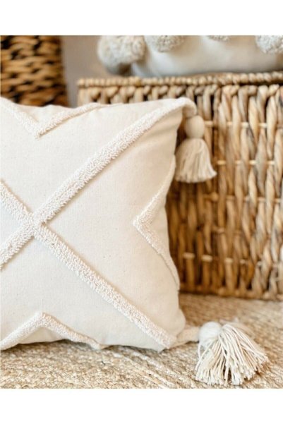 EYPRICH Throw Pillow Embroidery Punch (Punch) Gift Ornament Handmade Handmade Punch Work Panch Decorative Pillow Case