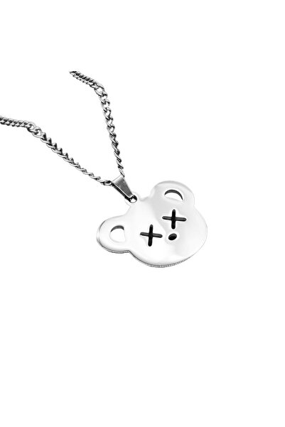 EFAYN.RO Chain, funny youthful model, RIP teddy bear pendant, unisex, pearl s...