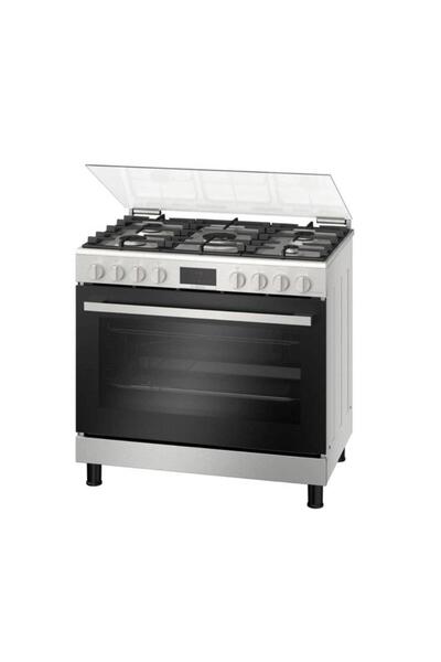 Bosch Series 6 Free Standing 5 Burner Gas Cooker 125L Stainless Steel HGP3ISW50M