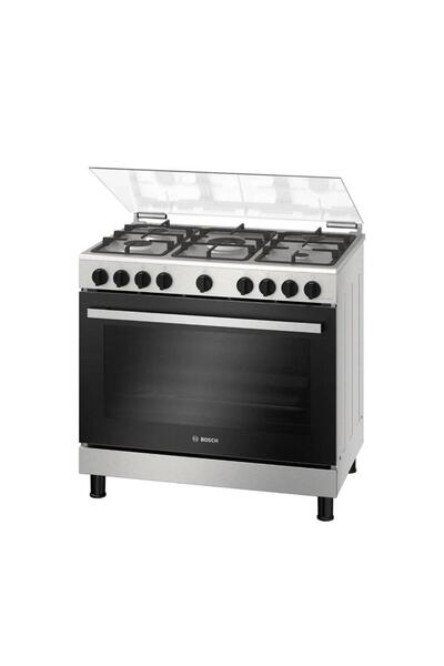 Bosch Series 2 Gas Range Cooker 5 Zones Stainless Steel HGV1E8Y50M