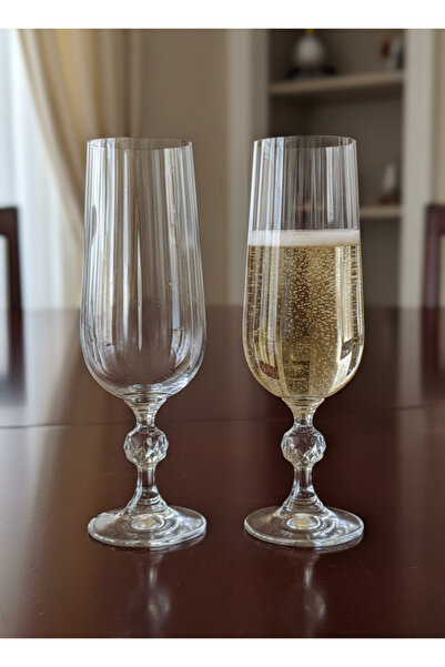 Bohemia Kristal Optikli 180ml Kahve Yanı Su Bardağı