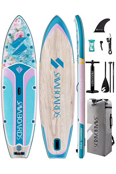 SavaBoards Aqua Harmony 11’ Geniş ve Dengeli Şişme Paddle Board 335x86x15 cm ...