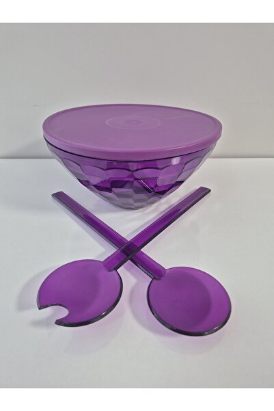 Tupperware Purple Diamond 2 Lt and Serving Spoon
