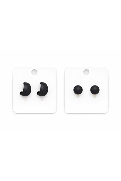 lindamina Two Pairs of Black Earrings, One Pair of Ball Earrings, One Pair of...