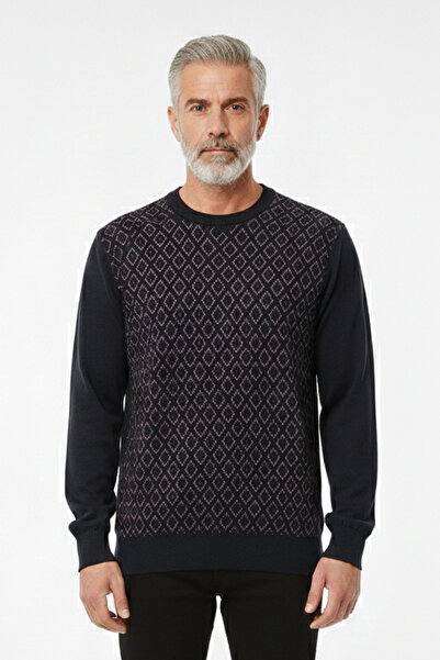 Pulltonic Pulover pentru bărbați cu guler rotund