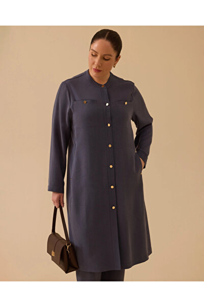 Gala-Xi Μεγάλο μέγεθος, μακρύ καπέλο με γιακά Hakim