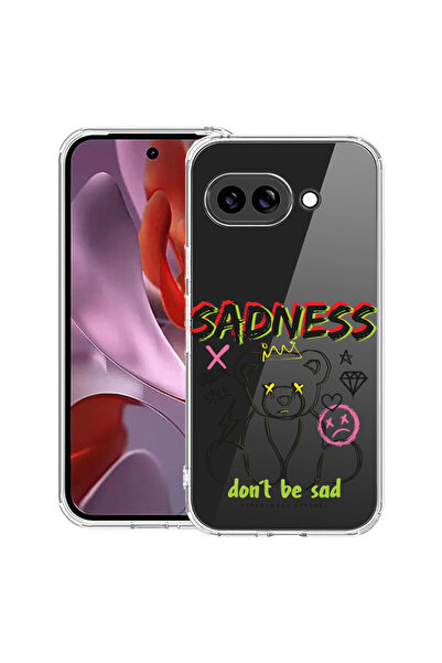 bestcase Husă Anti Shock Case For Google Pixel 10a, cu Design Teddy Bear Sadn...