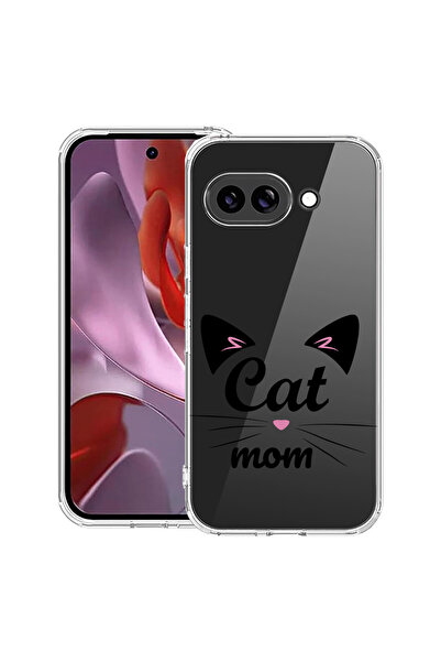 bestcase Αντικραδασμική θήκη για Google Pixel 10a, με σχέδιο Cat Mom, 3128359...